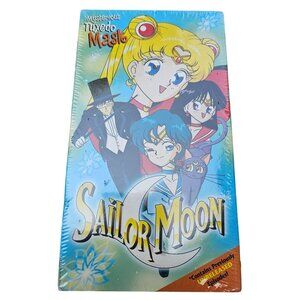 Sailor Moon VHS The Mysterious Tuxedo Mask ADV Films 4 Episodes 90 Min Videotape